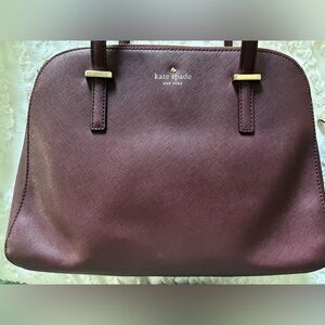 kate spade Plum Leather Satchel
